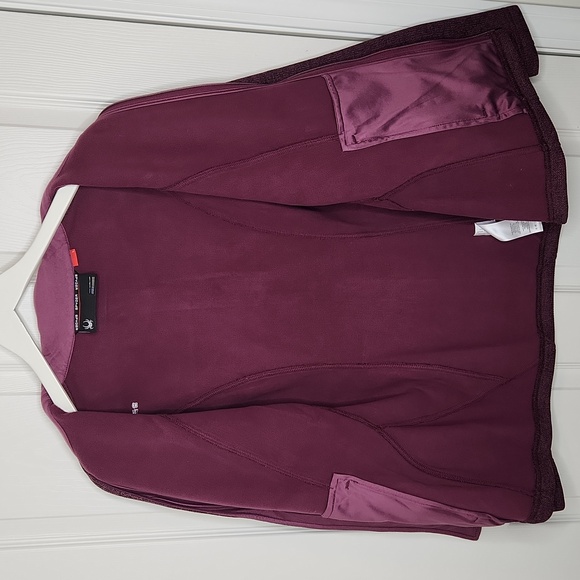 Spyder Endure performance jacket full zip fleece lining purple size large - Picture 6 of 9